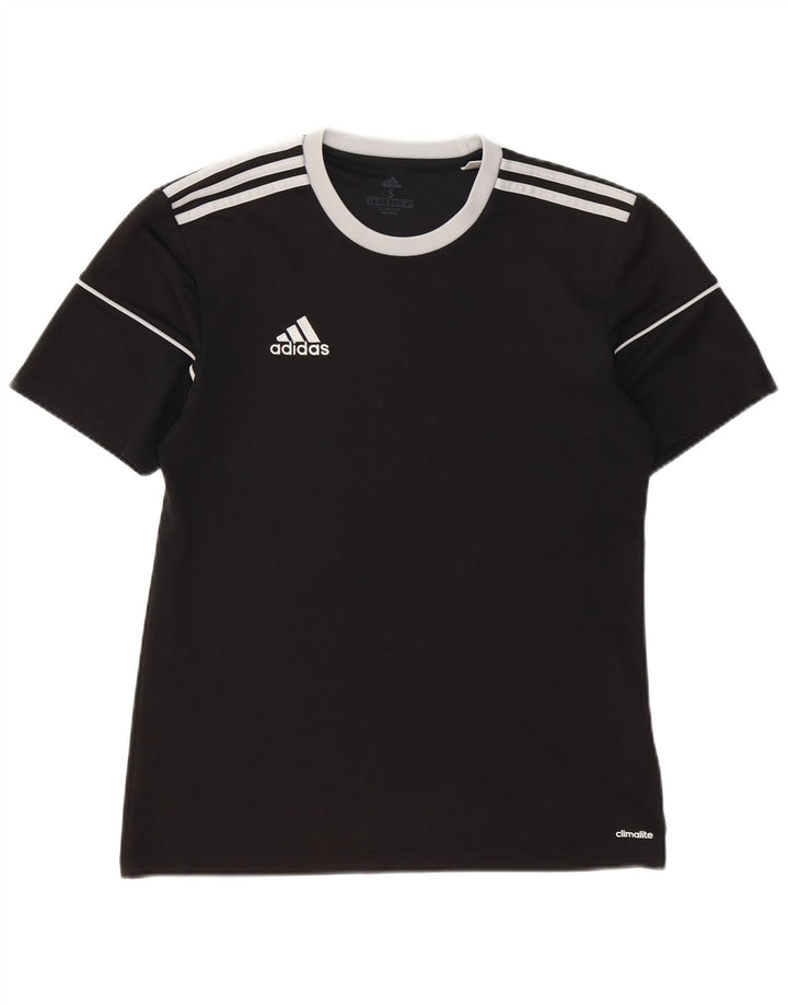 ADIDAS Mens Climalite T-Shirt Top Small Black Polyester