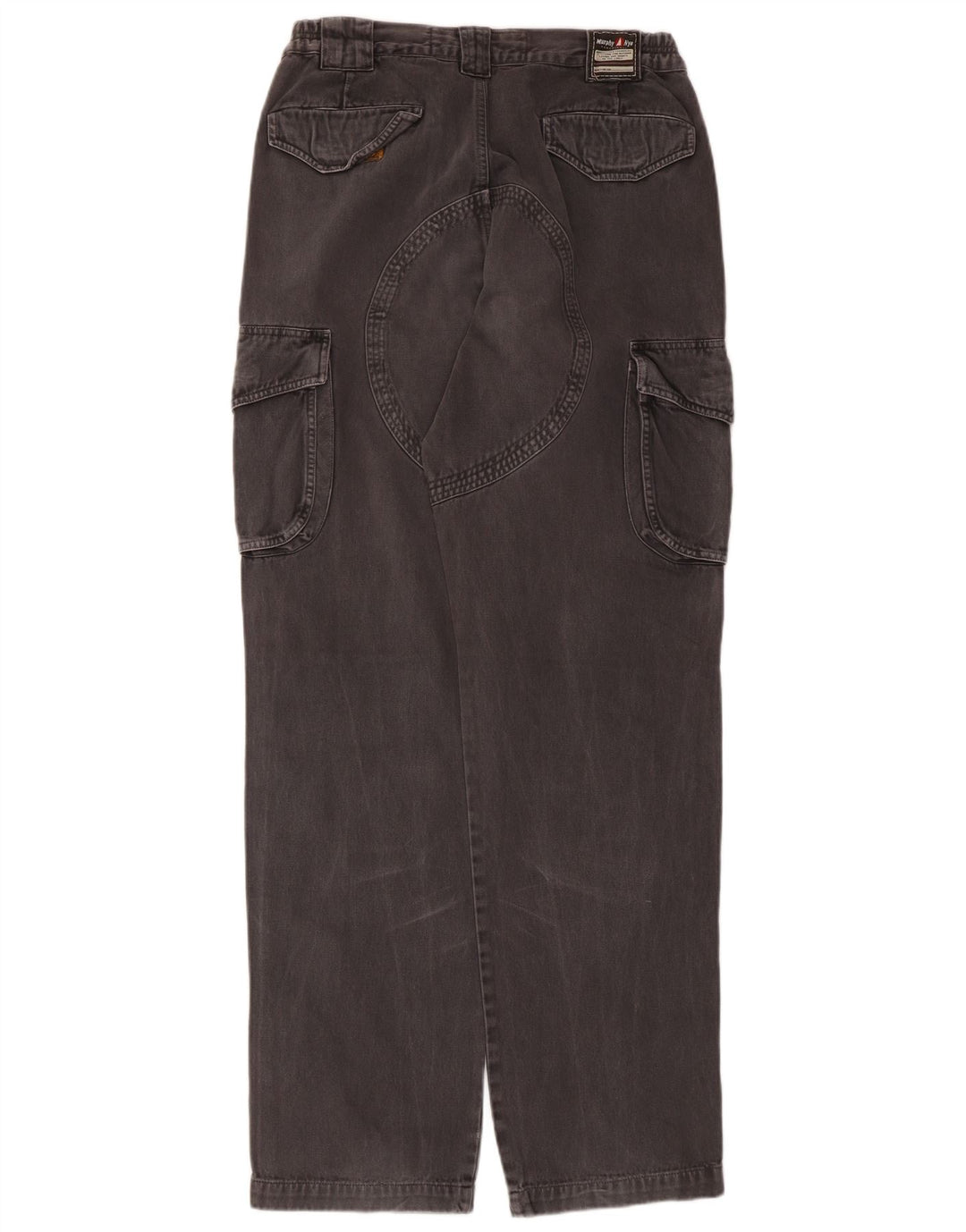 Murphy & Nye Mens Cargo Trousers W31 L33 Grey Cotton