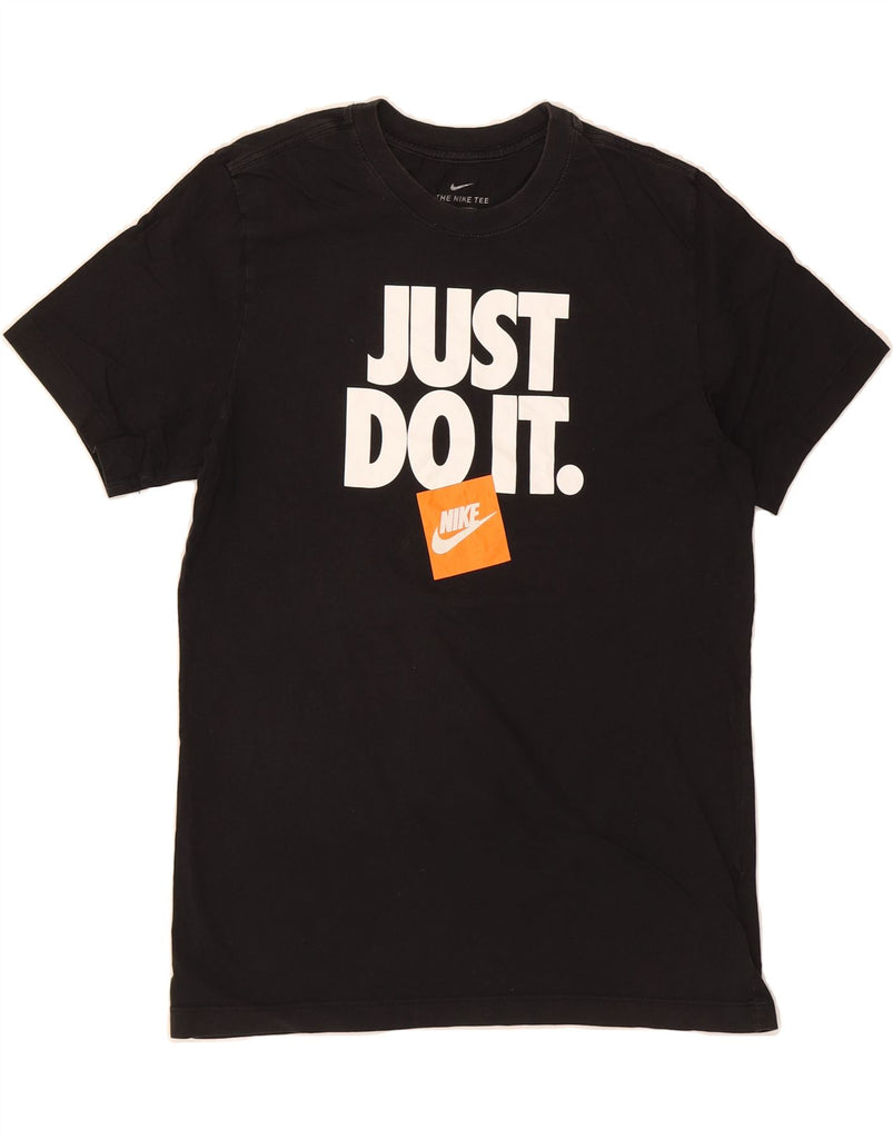NIKE Mens Graphic T-Shirt Top Medium Black Cotton Vintage Nike and Second-Hand Nike from Messina Hembry 