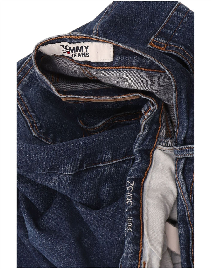 Tommy Hilfiger Mens Droite Slim Jeans W36 L32 Blue