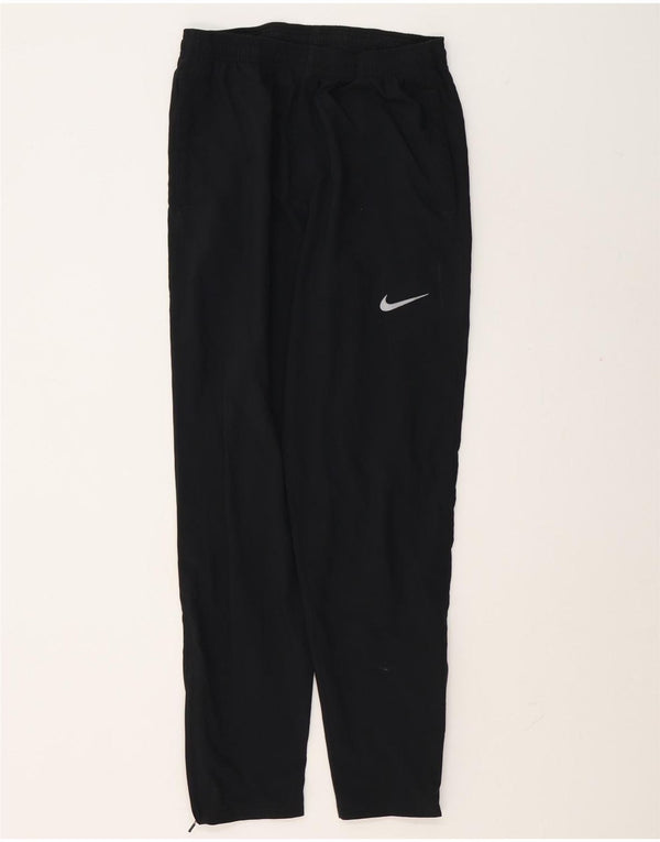 Nike Mens Dri Fit Tracksuit Trousers Small  Black Polyester