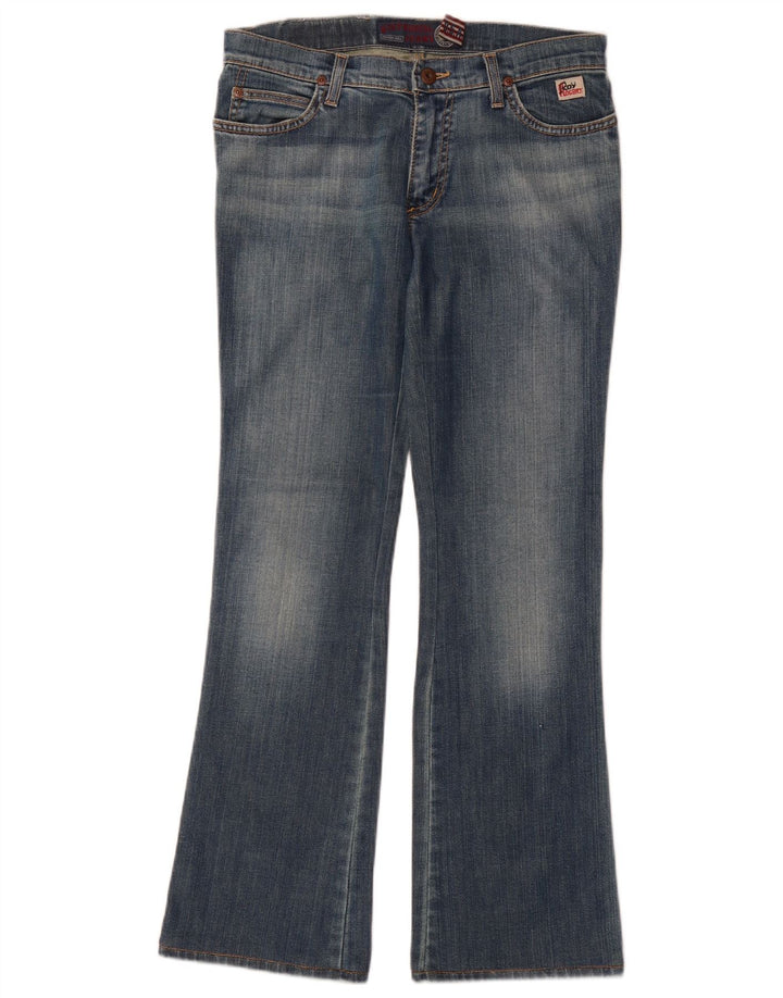 Roy Rogers Womens Bootcut Jeans W32 L30 Blue Cotton