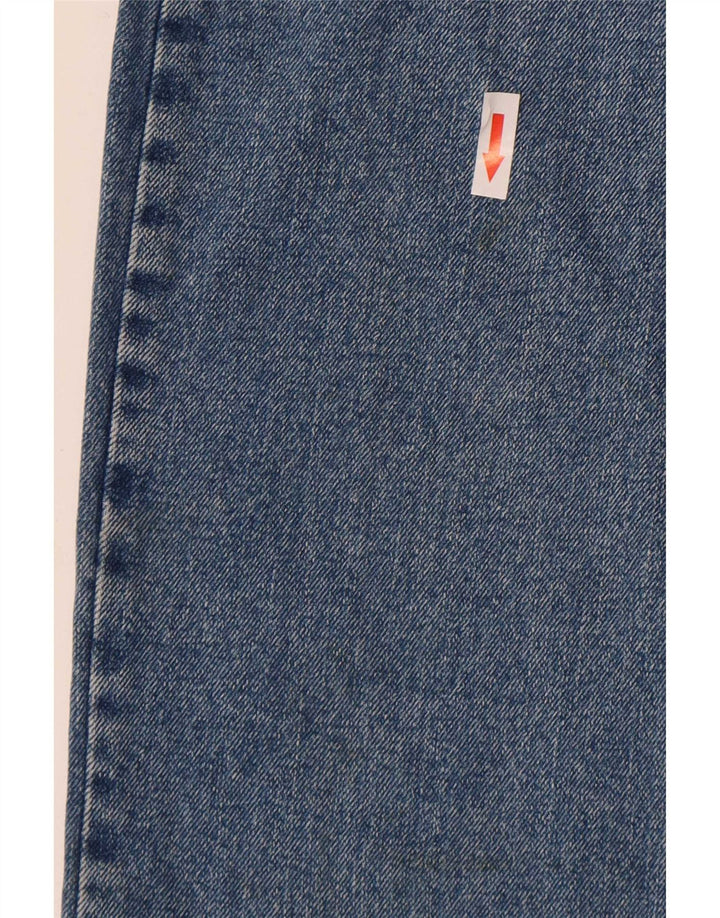 Armani Mens Straight Jeans W36 L34 Blue Cotton