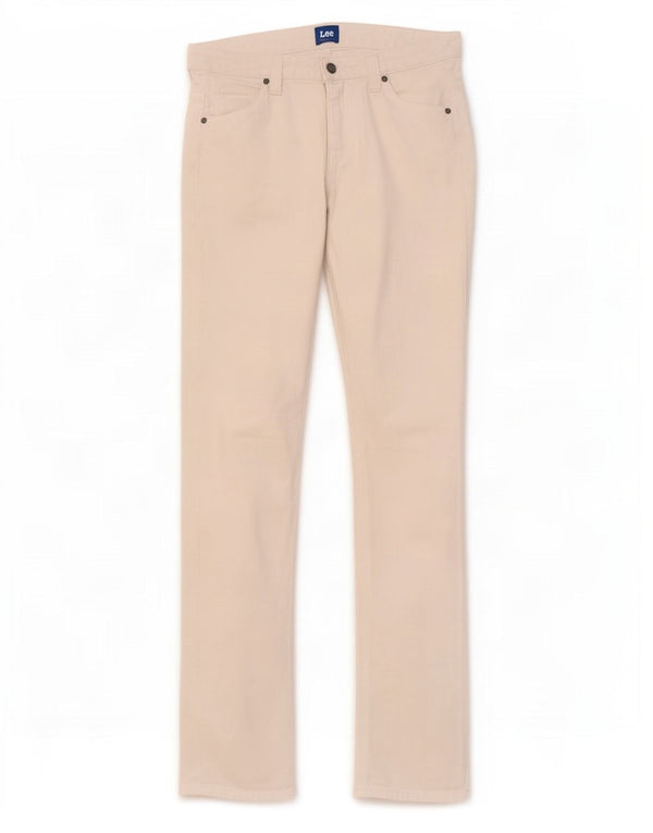 Lee Girls Perry Straight Jeans 15-16 Years W30 L34 White Cotton