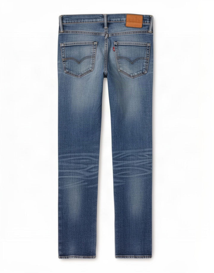 Levi's Mens 511 Distressed Slim Jeans W32 L32 Blue Cotton