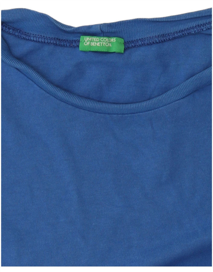Benetton Boys T-Shirt Top 13-14 Years Blue