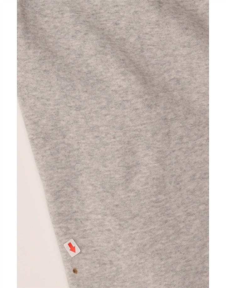 MCKENZIE Mens Hooded Zip Neck Zip Hoodie Sweater Medium Grey Colourblock Vintage Mckenzie and Second-Hand Mckenzie from Messina Hembry 
