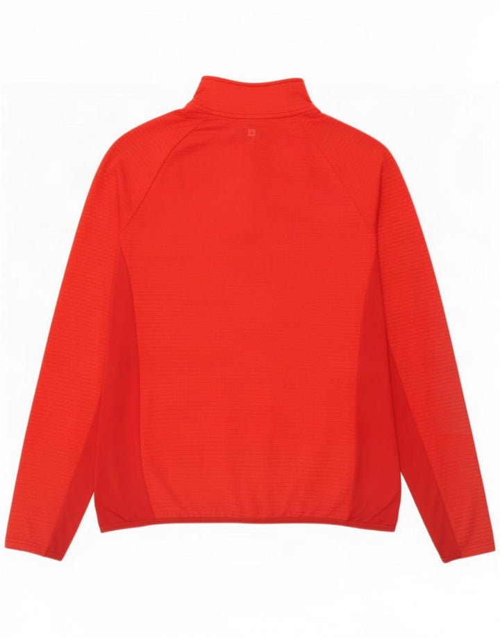 Mountain Warehouse Mens Pullover Tracksuit Top Large Red Colourblock