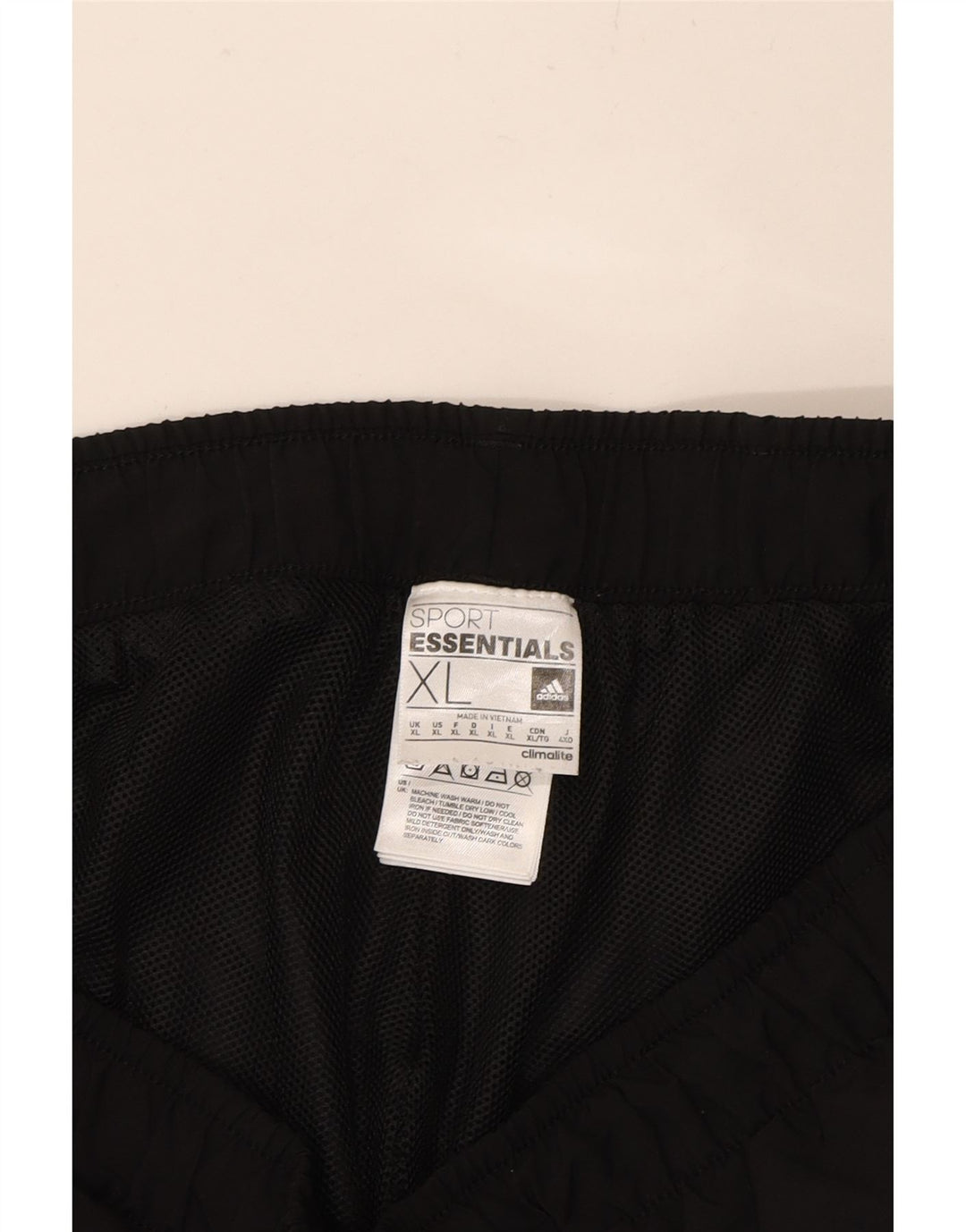 ADIDAS Mens Climalite Tracksuit Trousers XL  Black Polyester Vintage Adidas and Second-Hand Adidas from Messina Hembry 
