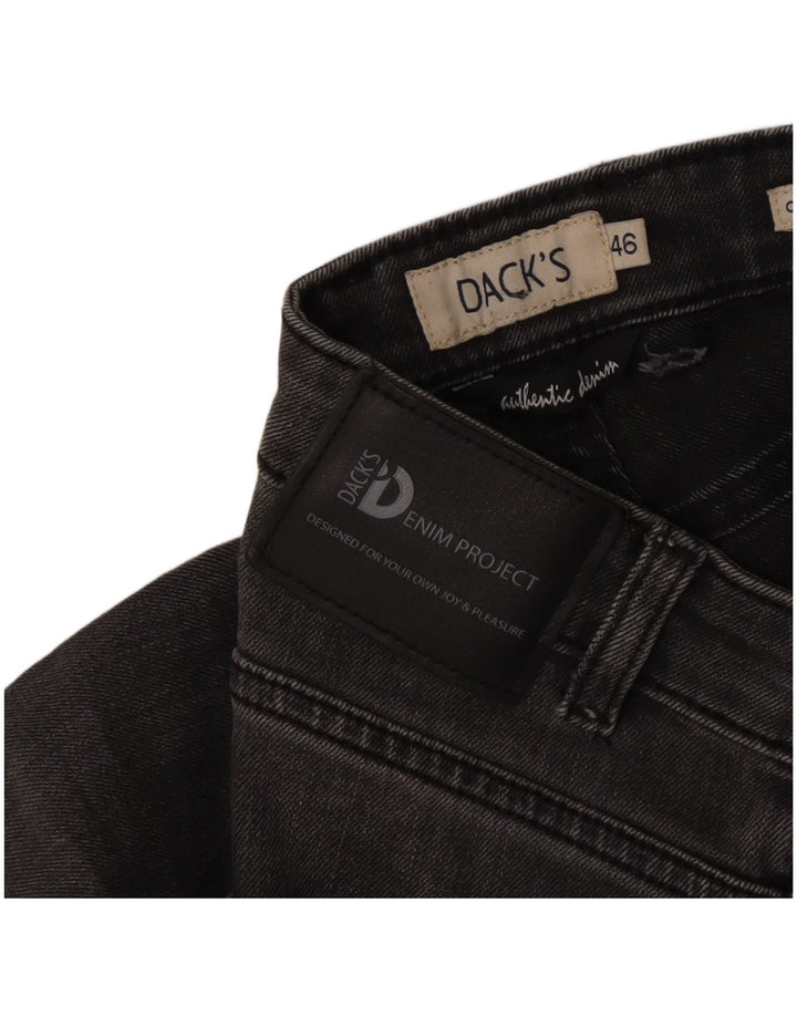 Dack's Womens Crop Skinny Jeans IT 46 Large W30 L26 Grey