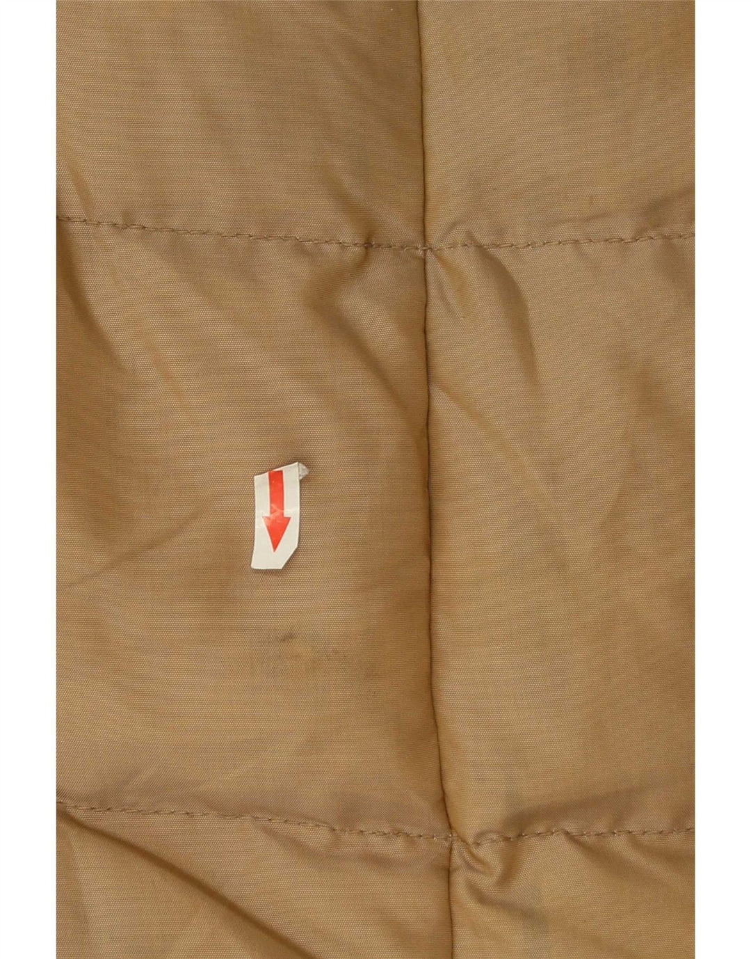 Zara Womens Padded Coat UK 10 Small Brown Nylon