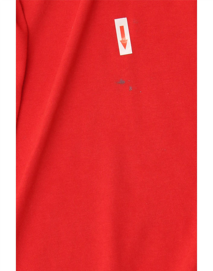 ADIDAS Mens T-Shirt Top Large Red Cotton