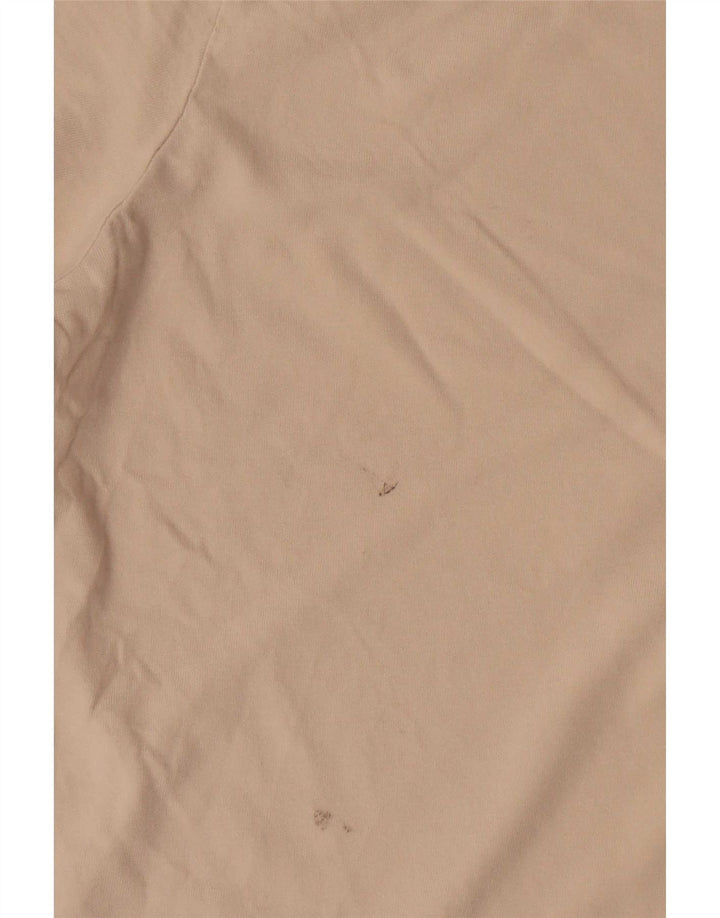 G-Star Mens T-Shirt Top XL Beige Cotton