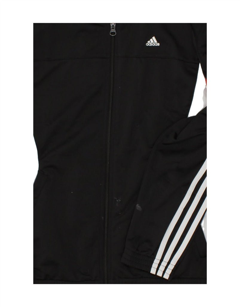 ADIDAS Mens Tracksuit Top Jacket UK 34/36 Small Black Colourblock | Vintage Adidas | Thrift | Second-Hand Adidas | Used Clothing | Messina Hembry 