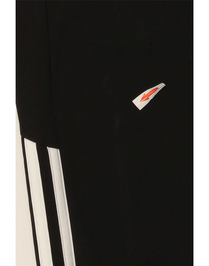 Adidas Boys Tracksuit Trousers 9-10 Years Black Polyester