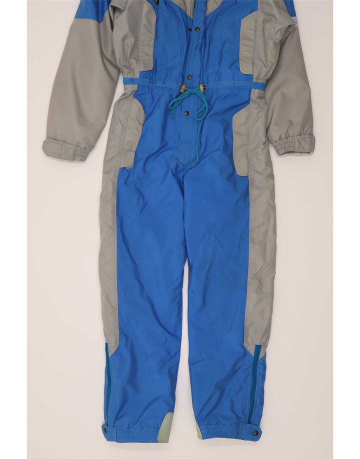 Brugi Mens Ski Jumpsuit Large Blue Colourblock