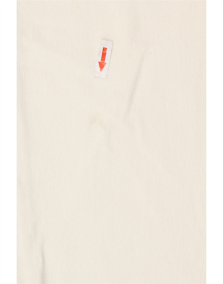 Lee Mens California Straight Jeans W31 L31 White Cotton