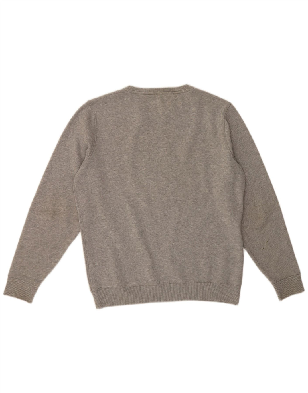 Tommy Hilfiger Mens Regular Fit Sweatshirt Jumper Large Grey Cotton