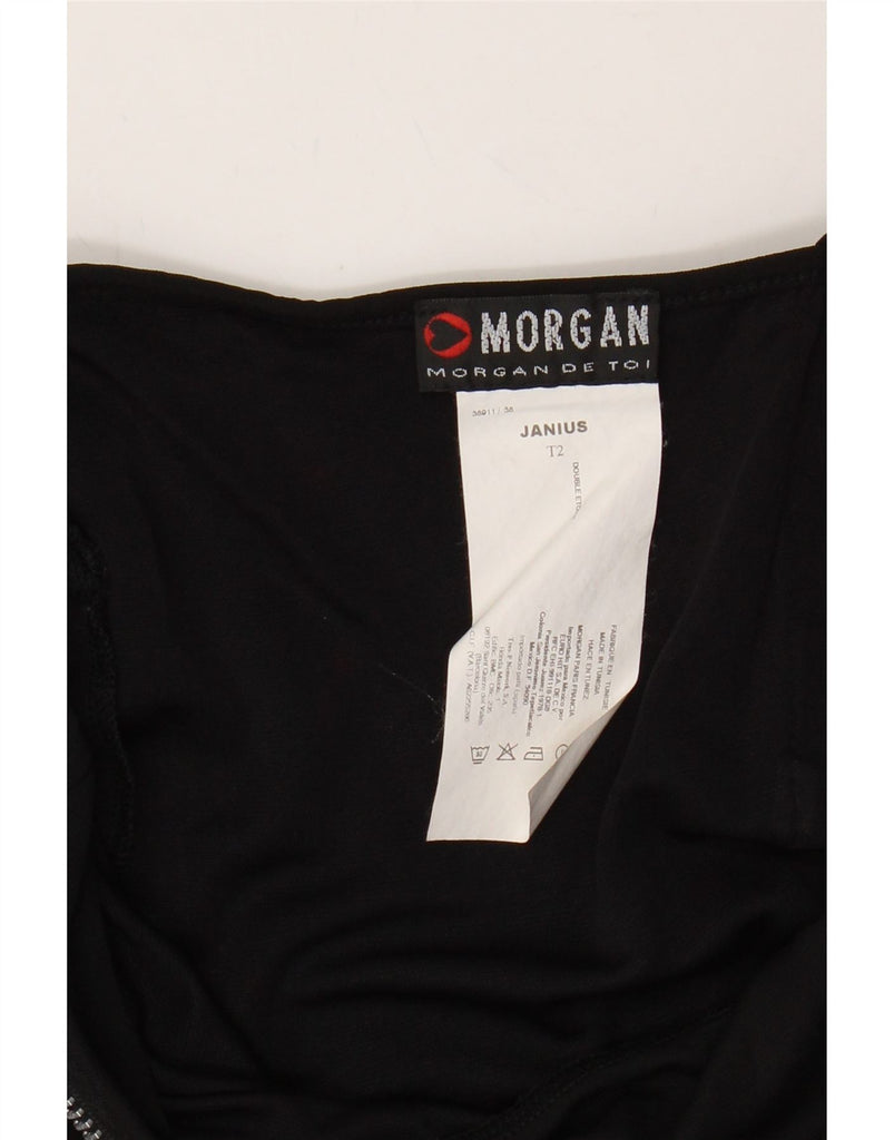 MORGAN Womens Asymmetric Halter Dress UK 8  Small Black Vintage Morgan and Second-Hand Morgan from Messina Hembry 