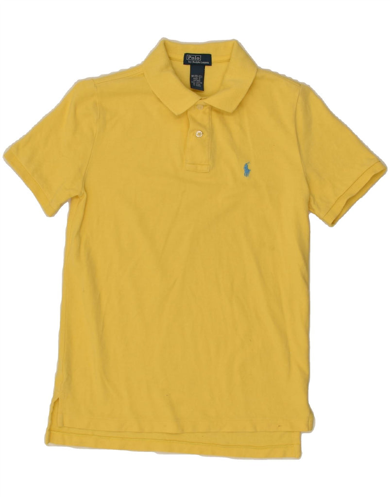 POLO RALPH LAUREN Boys Polo Shirt 10-11 Years Medium Yellow Cotton | Vintage Polo Ralph Lauren | Thrift | Second-Hand Polo Ralph Lauren | Used Clothing | Messina Hembry 