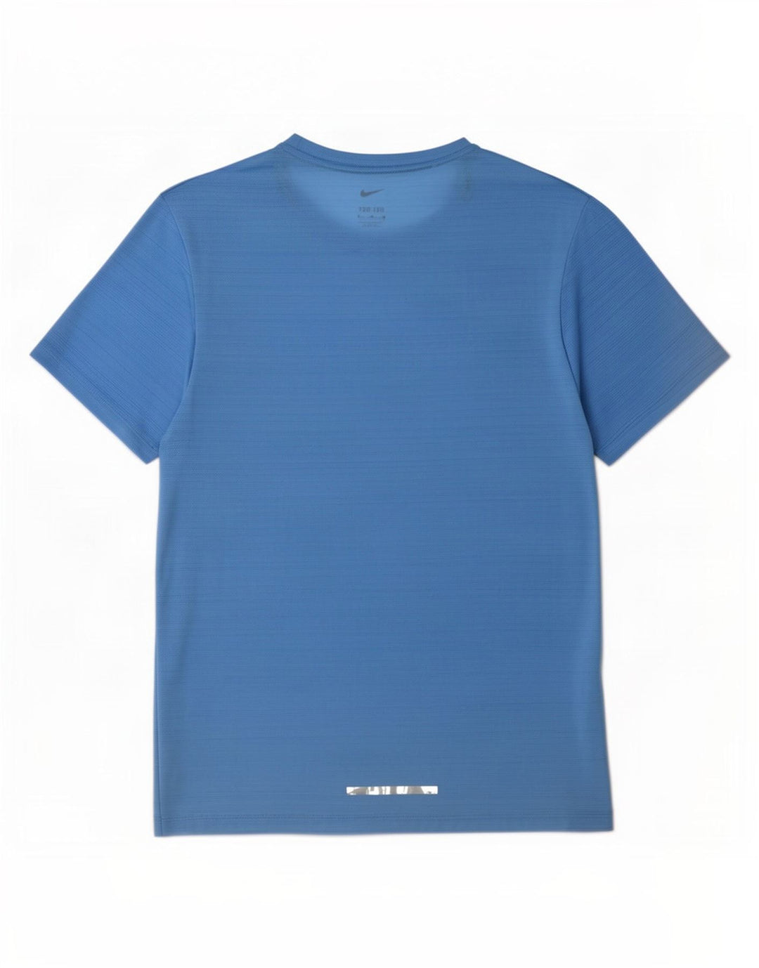 Nike Mens Dri Fit T-Shirt Top Small Blue Pinstripe Polyester