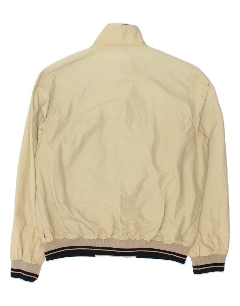 GEOX Mens Bomber Jacket UK 44 2XL Beige Cotton | Vintage Geox | Thrift | Second-Hand Geox | Used Clothing | Messina Hembry 