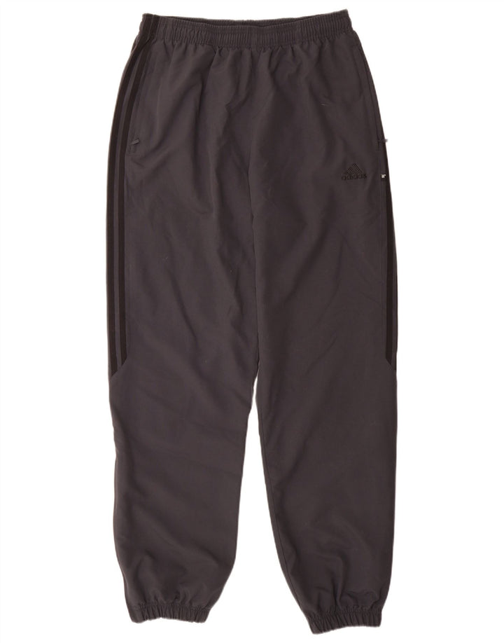 Adidas Mens Tracksuit Trousers Joggers Large Grey Polyester