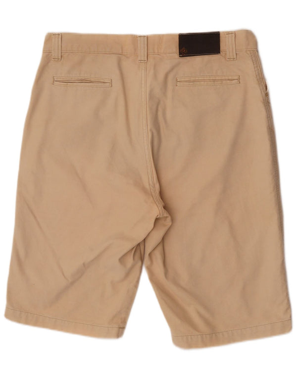 Jeckerson Mens Casual Shorts W36 Large Beige Cotton