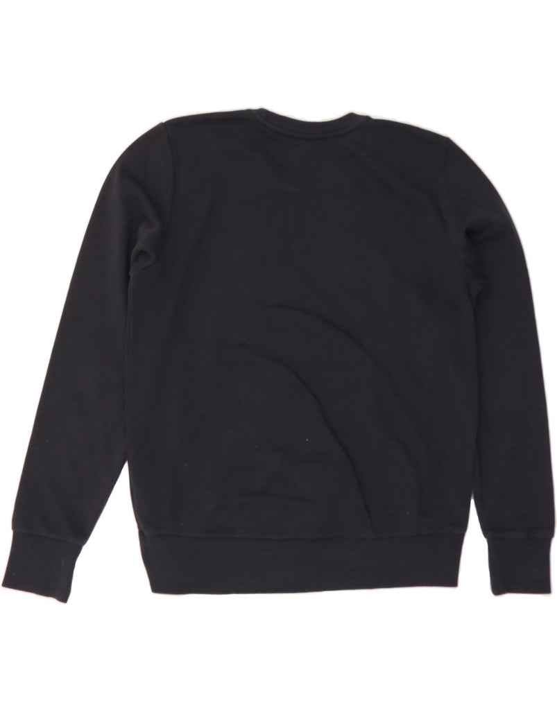 UNDER ARMOUR Mens Graphic Sweatshirt Jumper Small Black Cotton Vintage Under Armour and Second-Hand Under Armour from Messina Hembry 