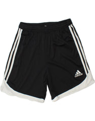 ADIDAS Boys Climalite Sport Shorts 15-16 Years  Black Colourblock