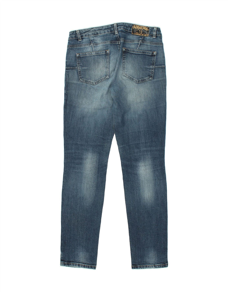 SISLEY Womens Slim Jeans W28 L28  Blue Cotton | Vintage Sisley | Thrift | Second-Hand Sisley | Used Clothing | Messina Hembry 