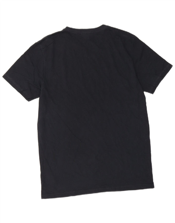 Reiss Mens T-Shirt Top Medium Navy Blue Cotton