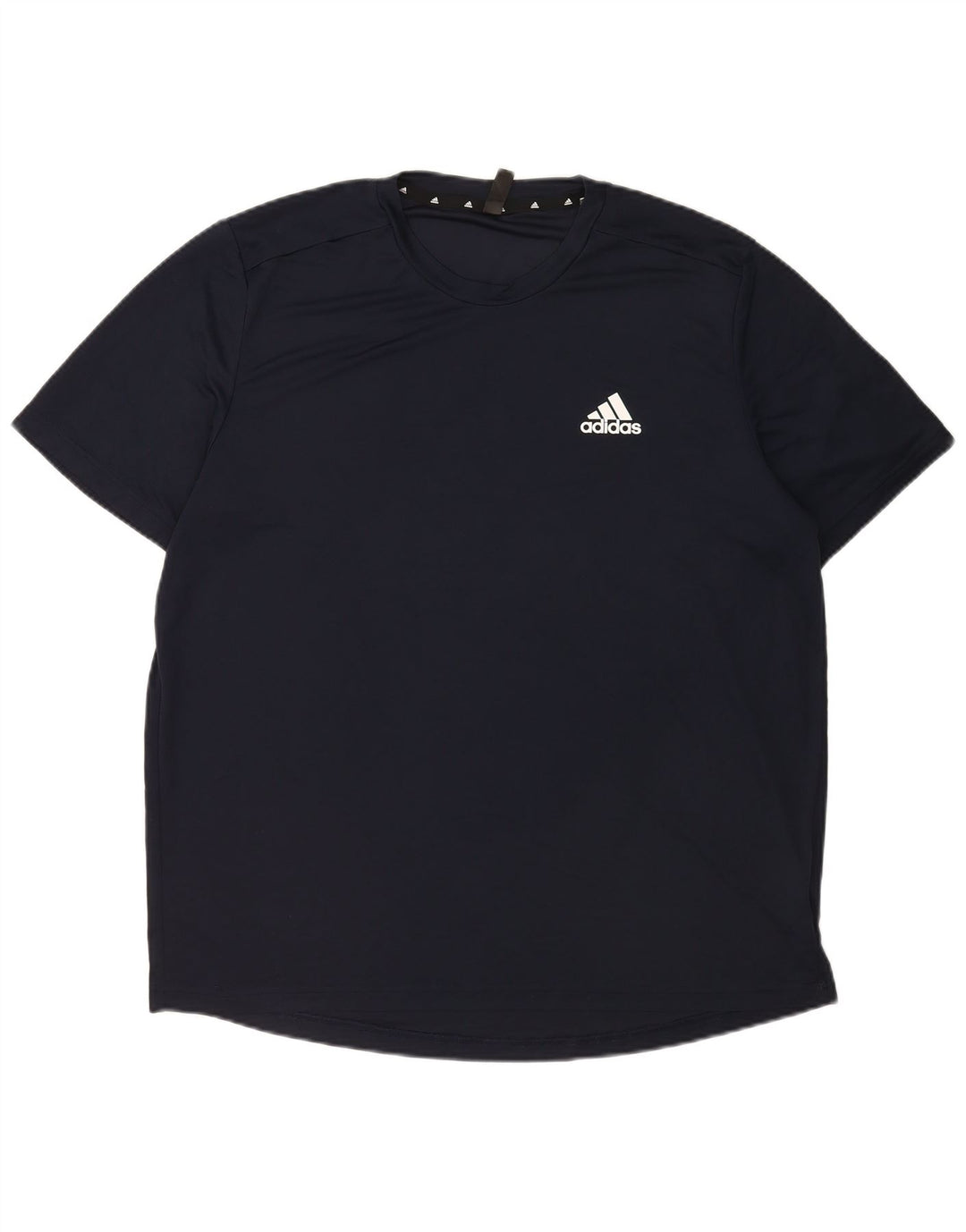 Adidas Mens Aeroready T-Shirt Top XL Navy Blue Polyester