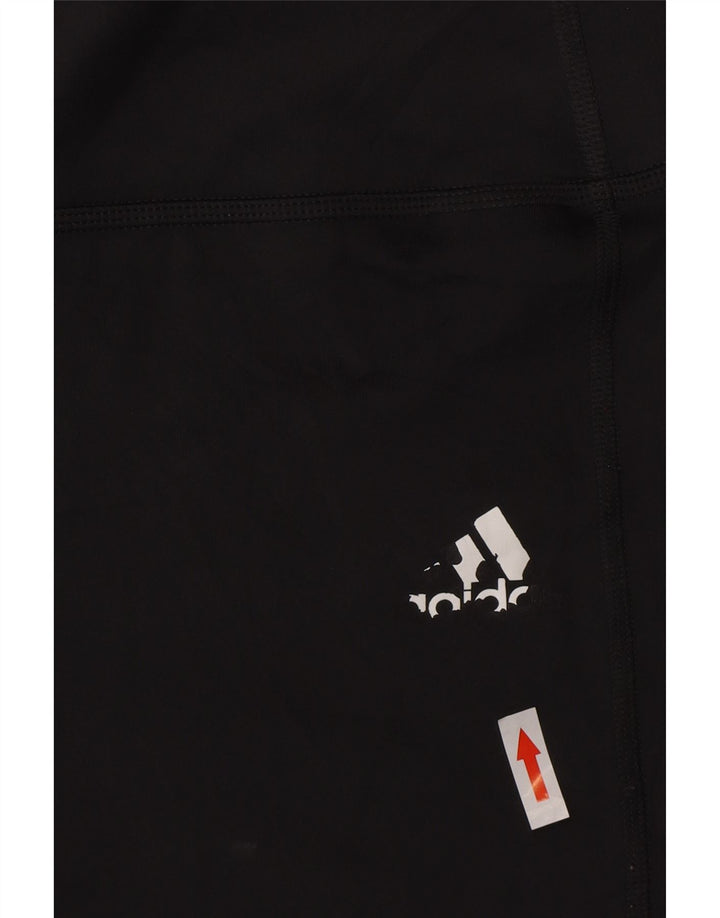 Adidas Womens Aeroready Leggings UK 16/18 Large Black Polyester