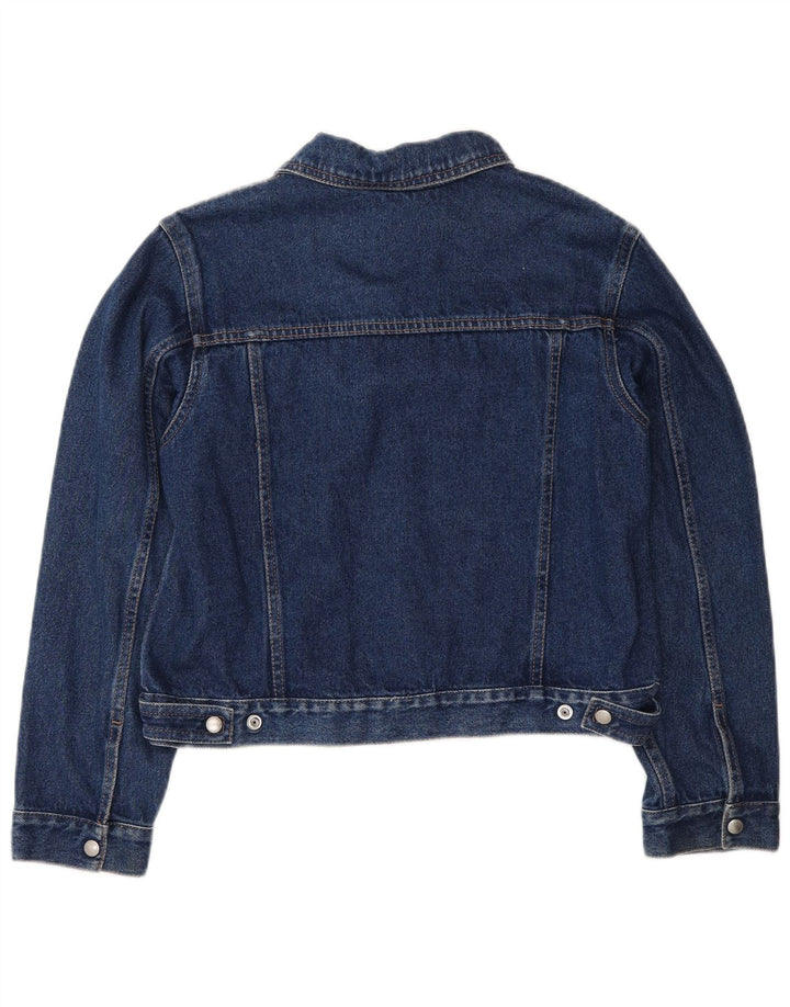Benetton Boys Denim Jacket 9-10 Years Large Blue Cotton