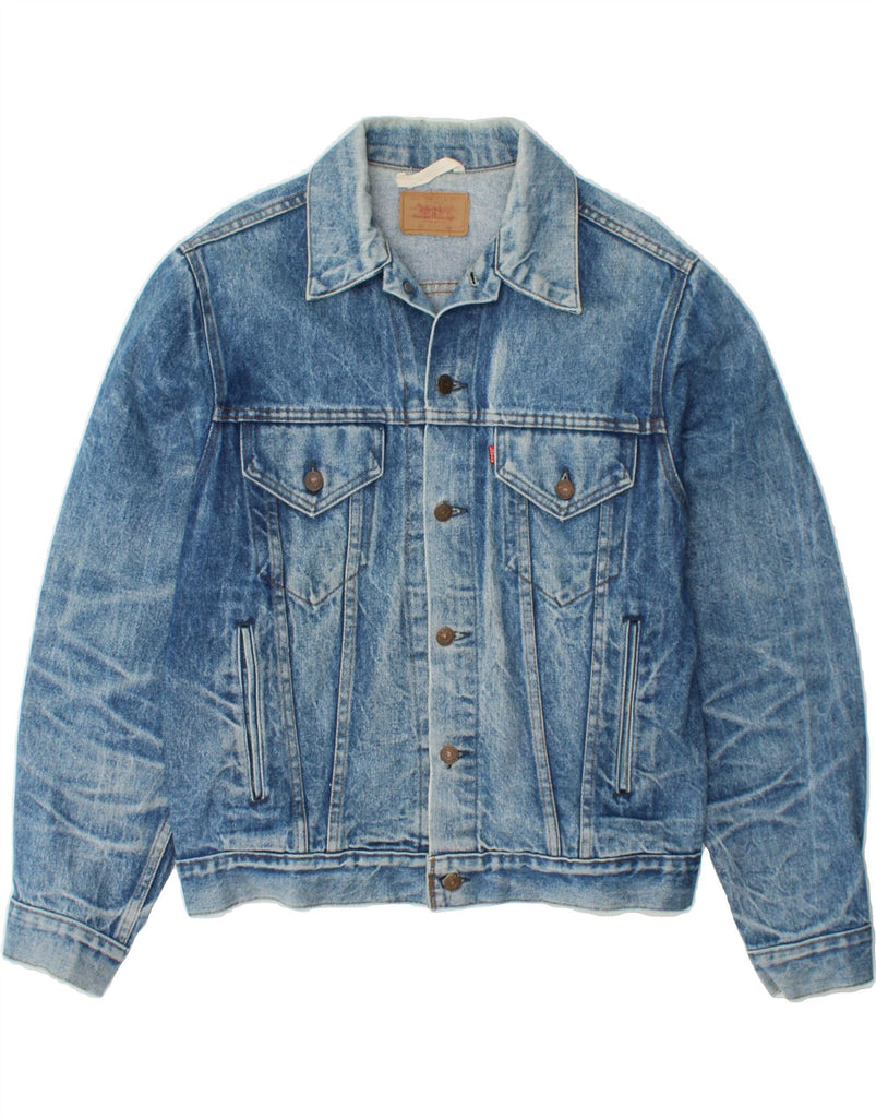 LEVI'S Womens Denim Jacket IT 42 Medium Blue Vintage Levi's and Second-Hand Levi's from Messina Hembry 