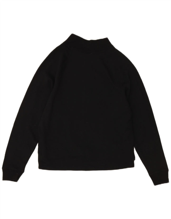 Champion Womens Sweatshirt Jumper UK 16 Large Black Polyester