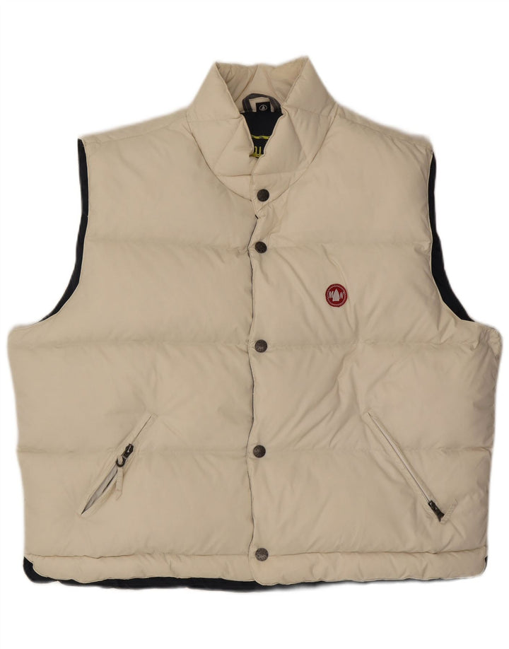 Murphy & Nye Mens Padded Gilet UK 44 2XL Off White Polyamide