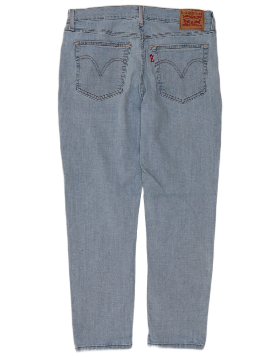 LEVI'S Womens Boyfriend Slim Jeans W30 L27 Blue Cotton