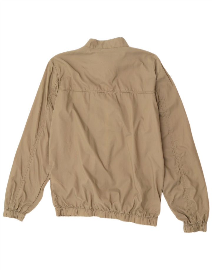 Jack & Jones Mens Rain Jacket UK 40 Large Khaki Nylon
