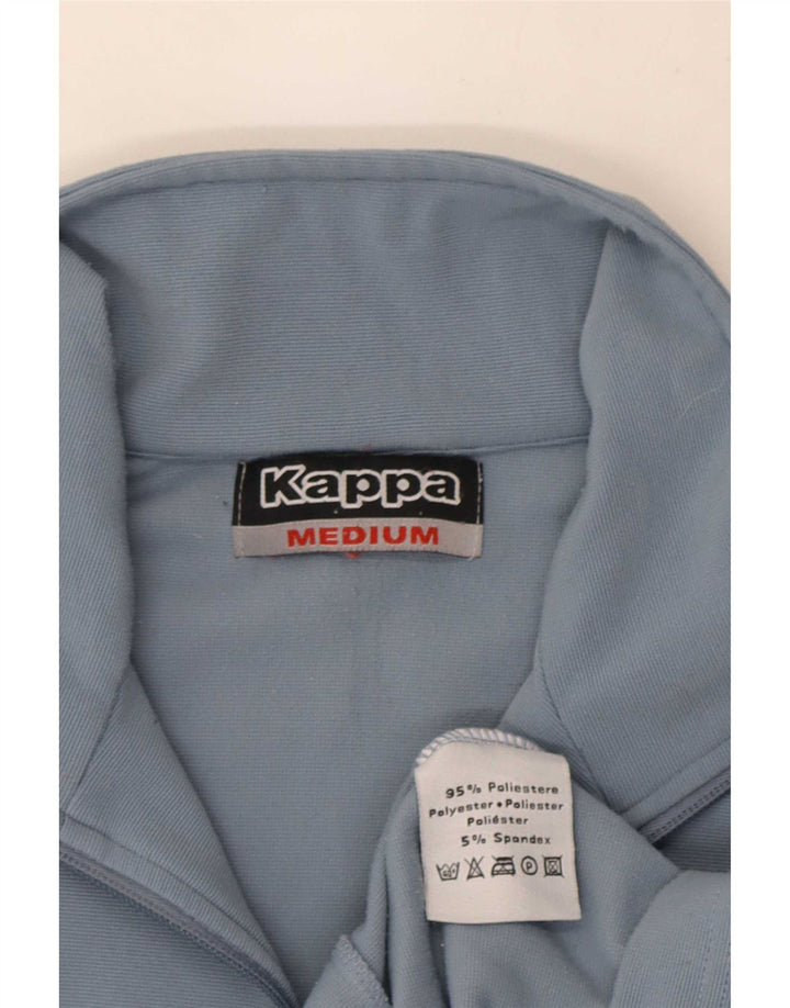 Kappa Mens Tracksuit Top Jacket Medium Blue Colourblock Polyester