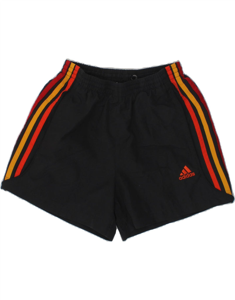 ADIDAS Boys Sport Shorts 10-11 Years Grey Polyester | Vintage Adidas | Thrift | Second-Hand Adidas | Used Clothing | Messina Hembry 