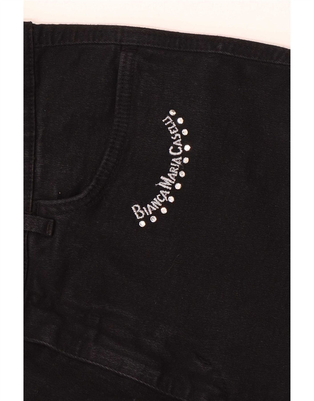 Bianca Maria Caselli Womens Straight Jeans W28 L31 Black