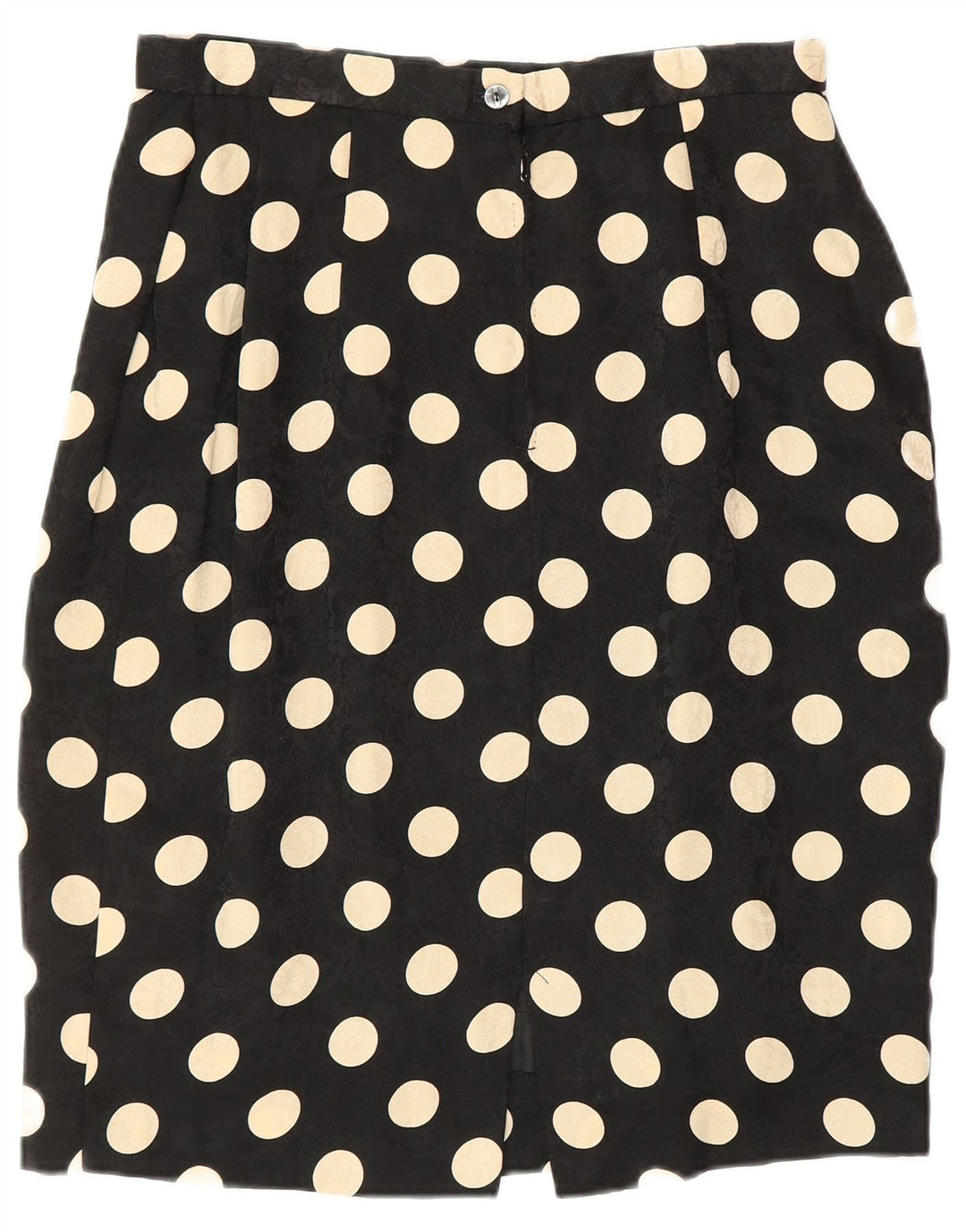 Vintage Womens Short Sleeve 2 Piece Skirt Set UK 12 Medium W28 Black