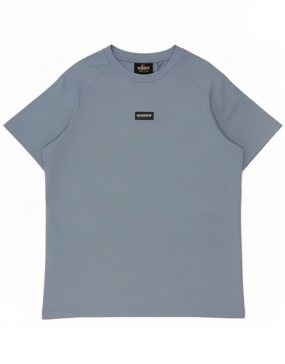 Mckenzie Mens T-Shirt Top Medium Blue Polyester