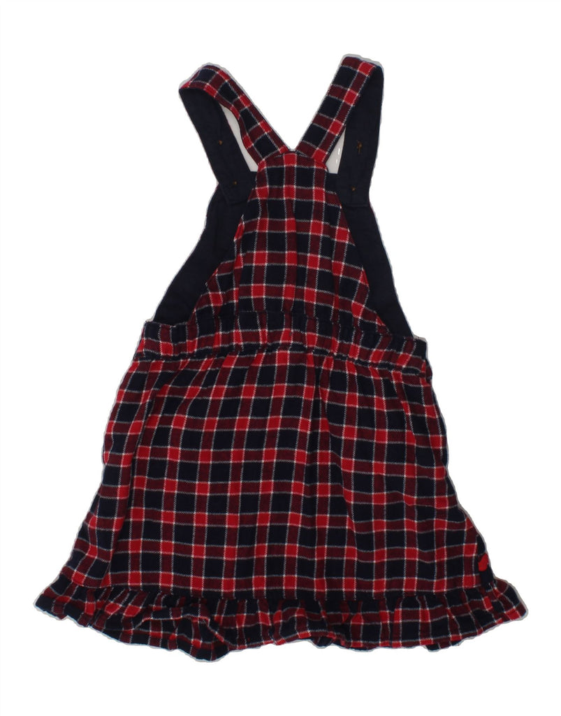 VINTAGE Girls Pinafore Dress 2-3 Years Red Check Cotton | Vintage Vintage | Thrift | Second-Hand Vintage | Used Clothing | Messina Hembry 