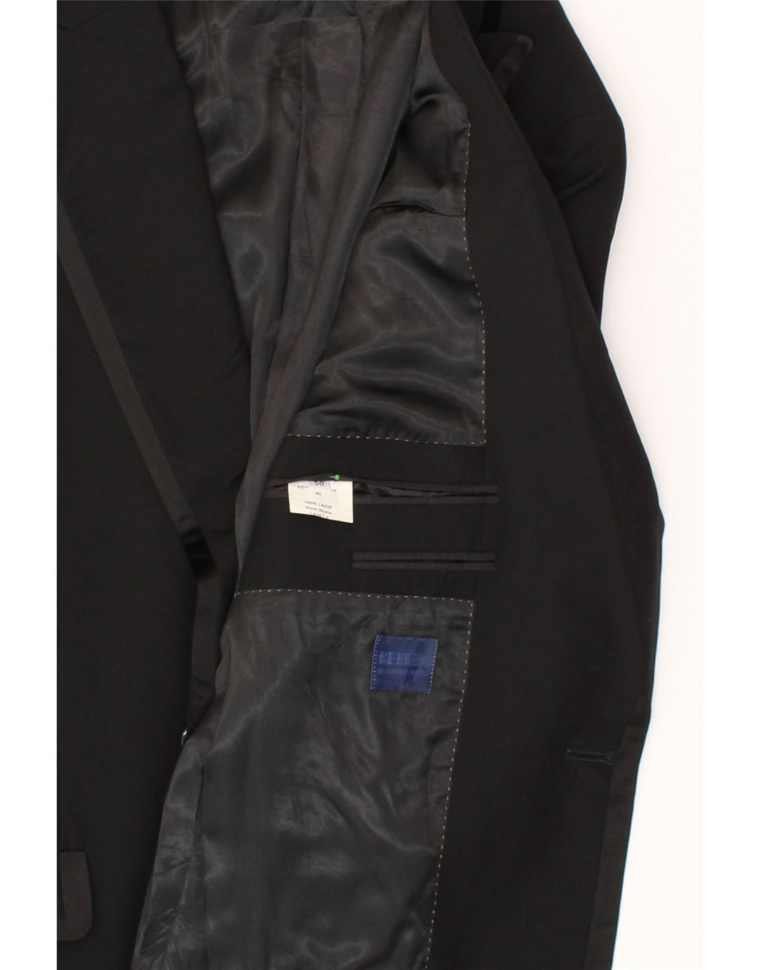 KENZO Mens 1 Button Blazer Jacket IT 50 Large Black Wool Vintage Kenzo and Second-Hand Kenzo from Messina Hembry 