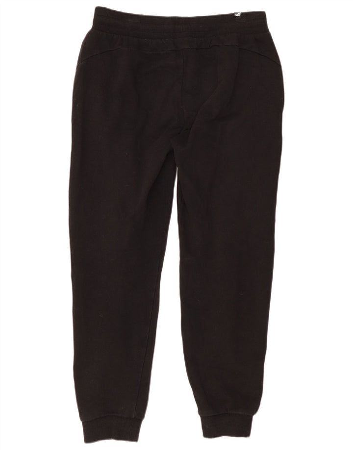 PUMA Womens Tracksuit Trousers Joggers UK 14 Medium  Black Cotton