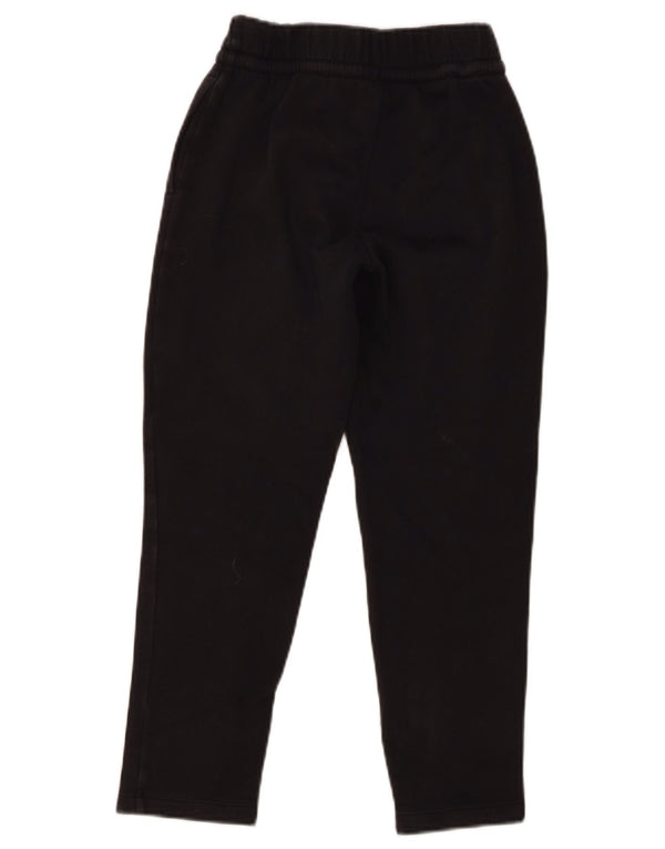 Adidas Boys Tracksuit Trousers 9-10 Years Black Cotton