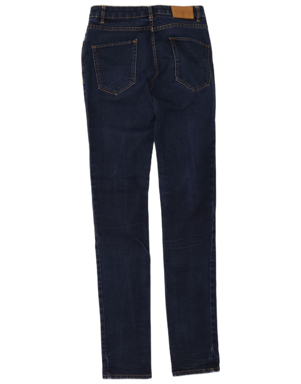 Zara Womens Skinny Jeans EU 38 Small W28 L33 Navy Blue Cotton